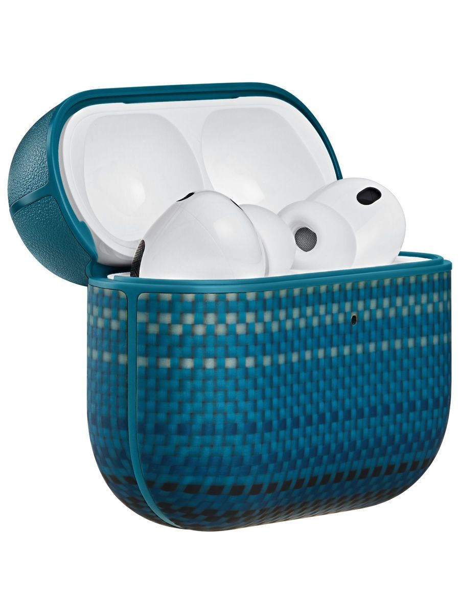 Pitaka Aramid Fiber Magnetic Case для AirPods Pro3 Чехол для наушников, APM2503, синий