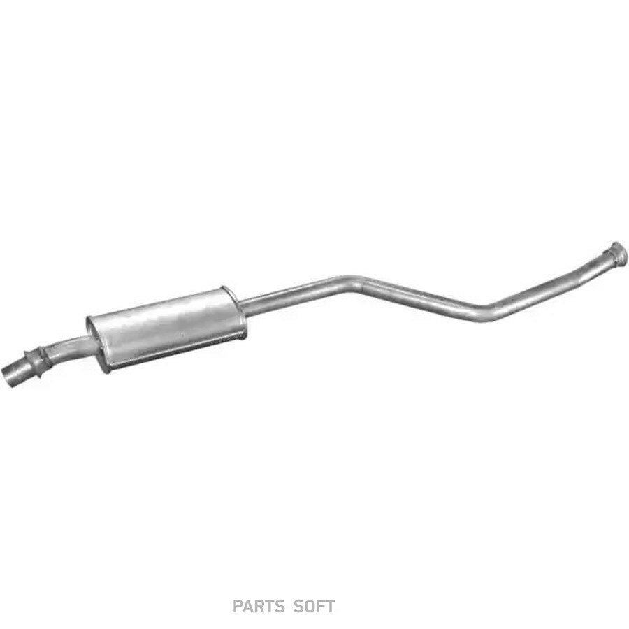 Глушитель средняя часть Citroen Xsara, ZX, Peugeot 306 1.4, 1.6, 1.8 91-03 от официального дистрибьютора, POLMOSTROW, артикул 0406