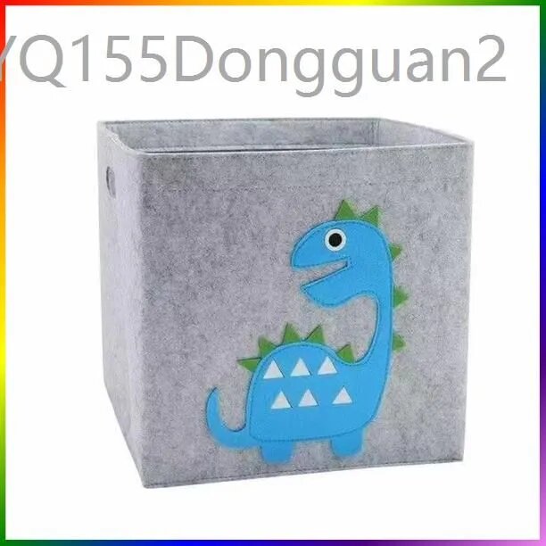 Органайзер для игрушек 30x30x30 см 1 шт фетр лазурный