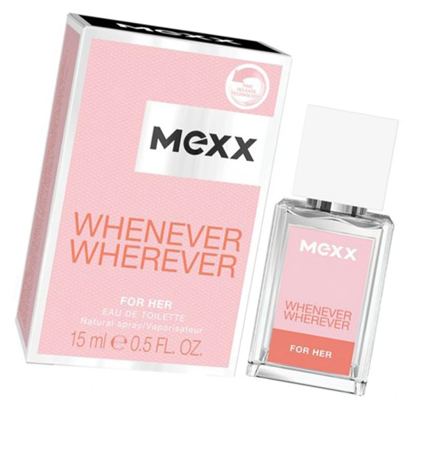 Женский парфюм Mexx Whenever Wherever For Her - Мекс Когда Бы То Ни Было для Нее 15 мл