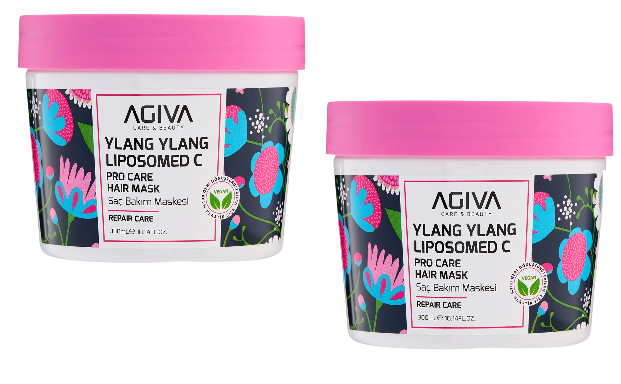 Маска Аgİva для волос Ylang Ylang Lipozom c Pro Care 300мл 2шт