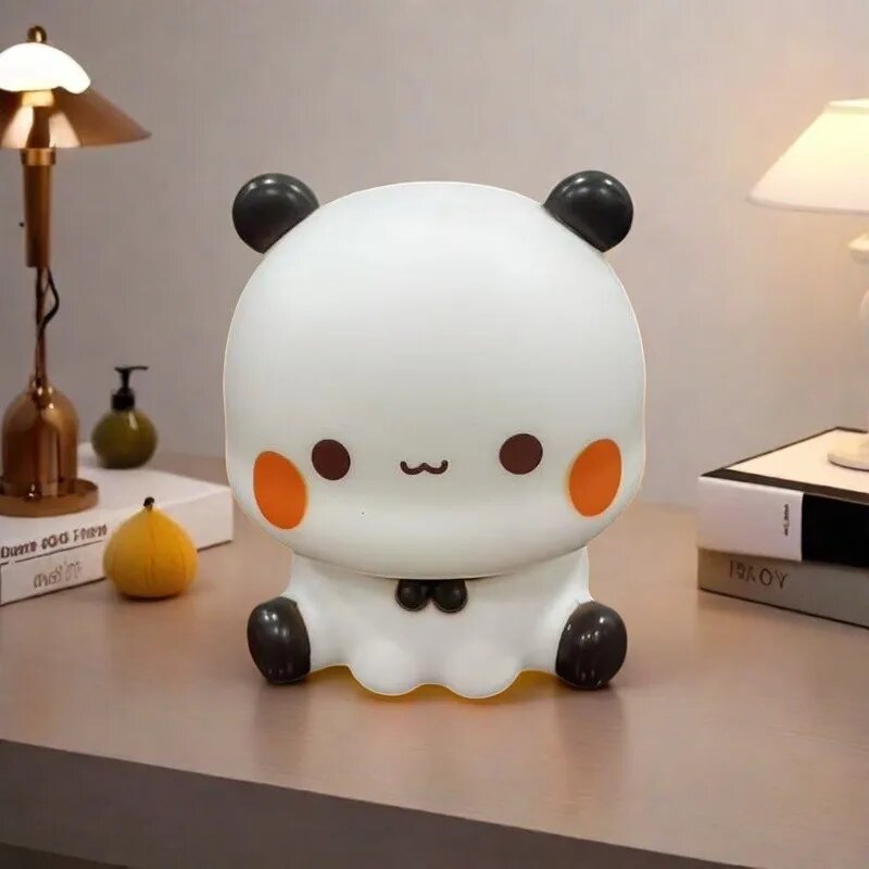 MINISO 3D светодиодный ночник Медведь Панда Дуду и Бубу A