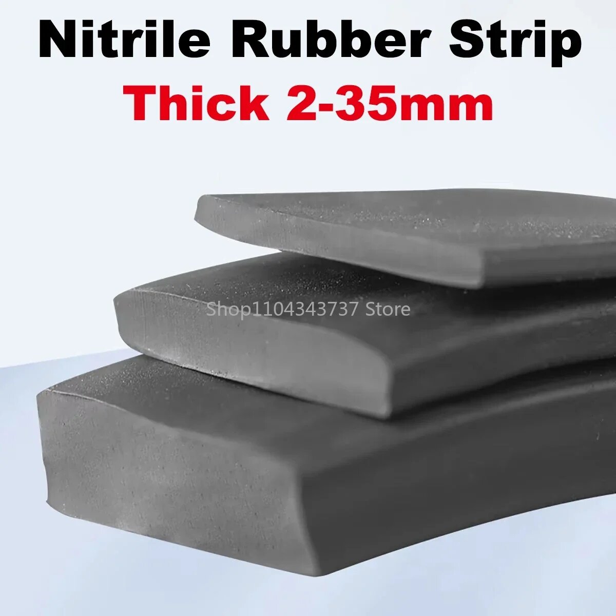 Резиновая прокладка NBR, амортизирующая, морской класс Thick 8XWidth 10mm, Length 1 Meter