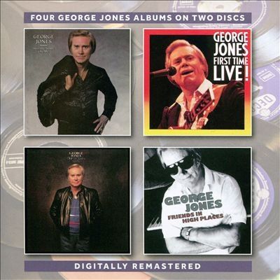 Музыка CD George Jones - Still The Same Ole Me / First Time Live! / One Woman Man / Friends In High Places