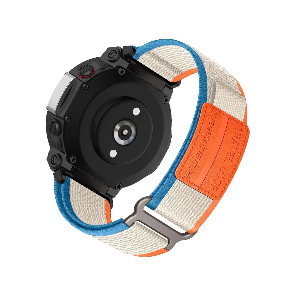Amazfit T-Rex 2 Pемешок Сменный тканевый ремешок из легкого дышащего материала с удобной и надежной застежкой на липучке, регулируемым размером