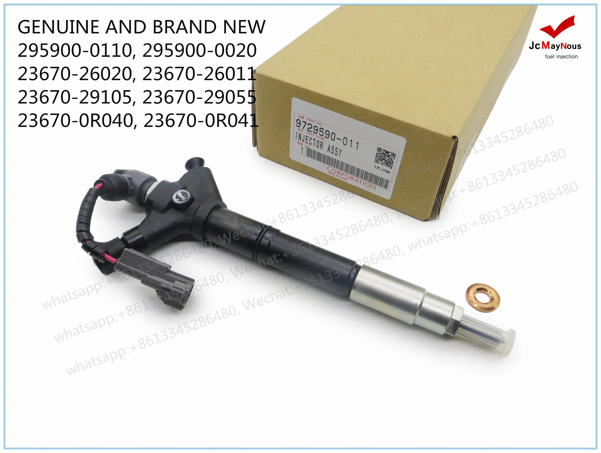 Топливная форсунка 295900-0110 295900-0020 23670-26020 для Toyota