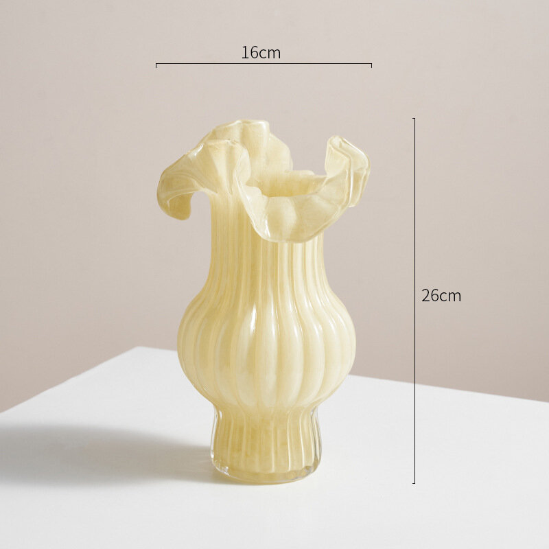 Винтажная стеклянная ваза Fenton для гостиной и обеденного стола, для цветочных композиций, гидропонных цветов,