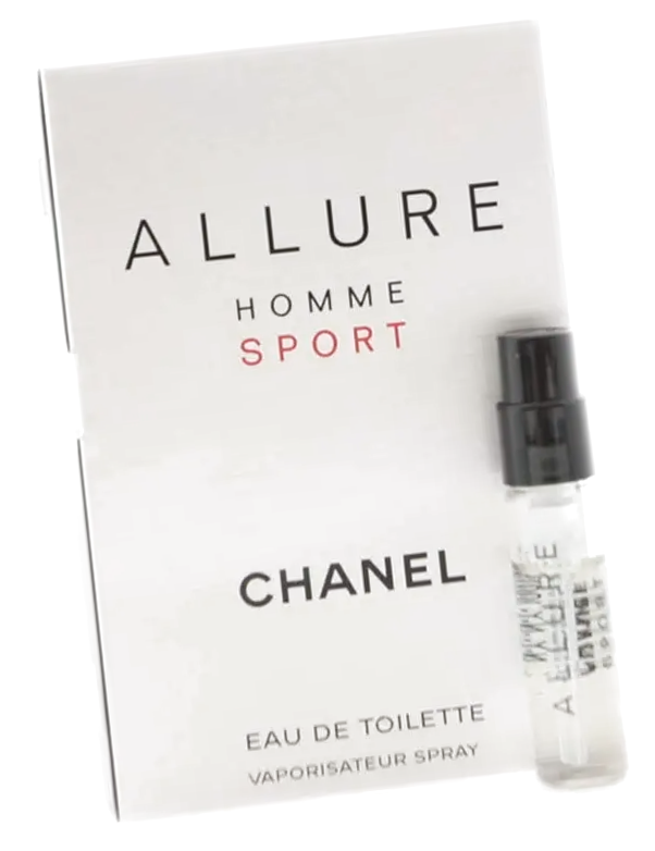 Туалетная вода Chanel Allure Homme Sport мини 1.5 / Пробник яркого аромата Шанель Аллюр Хом Спорт / Сэмпл парфюма