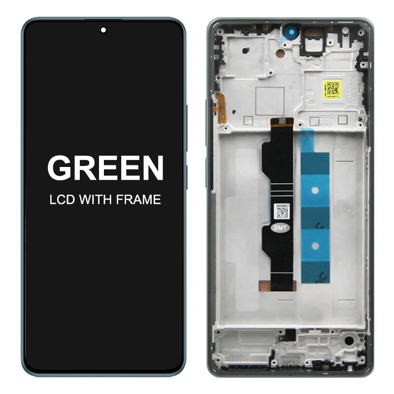 Экран для Xiaomi Redmi Note 13 Pro 4G Green с рамкой