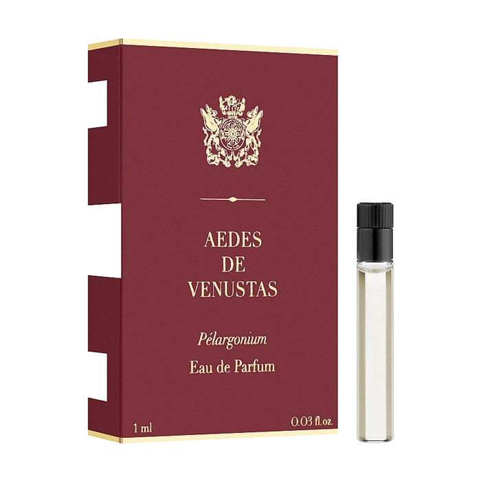 Аромат в мини-формате: Парфюмерная вода Aedes De Venustas Pelargonium пробник 1 / Аедес Де Венустас Пеларгония миниатюра