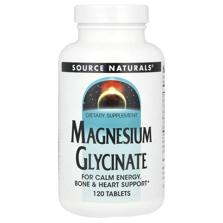Magnesium Glycinate 100 мг (Глицинат магния) 120 таблеток (Source Naturals)