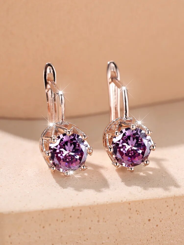 Серьги, фианит