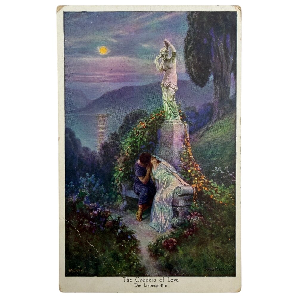 Почтовая открытка "Римская любовь" 1900-1917 гг. Германская Империя