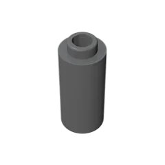 Круглые строительные блоки Gobricks GDS-1574 для детей Серый, 072