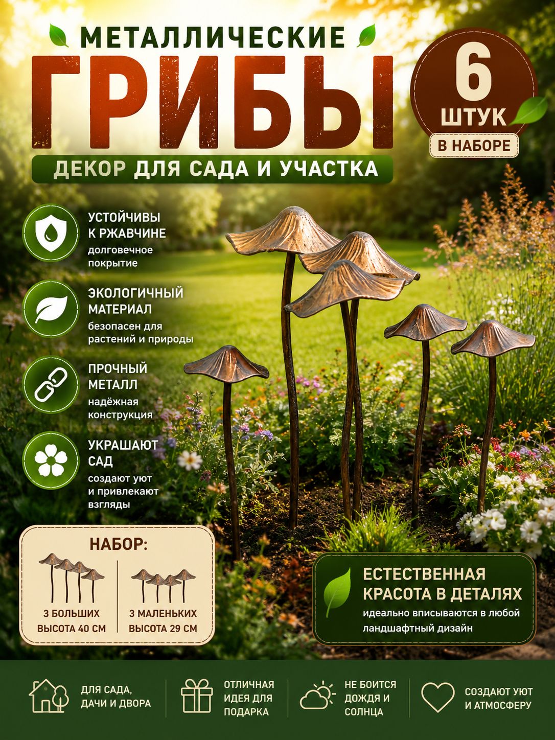 Фигурка садовая