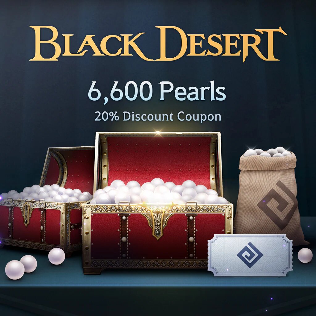 Дополнение Black Desert - Special 6,600 Pearl Box: August 2026, цифровое издание PlayStation 5, регион Турция / код пополнения баланса