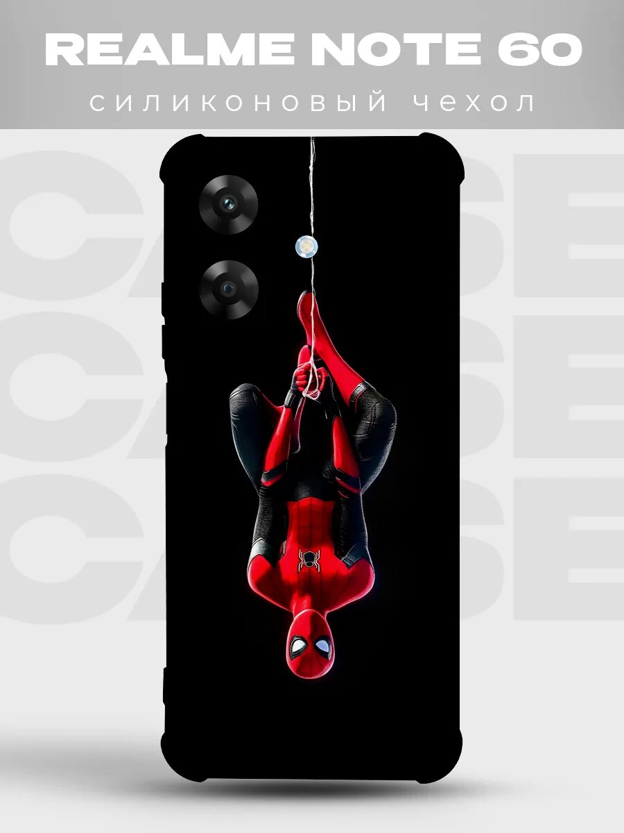 Чехол на Realme Note 60/60X Человек-паук spider man человек