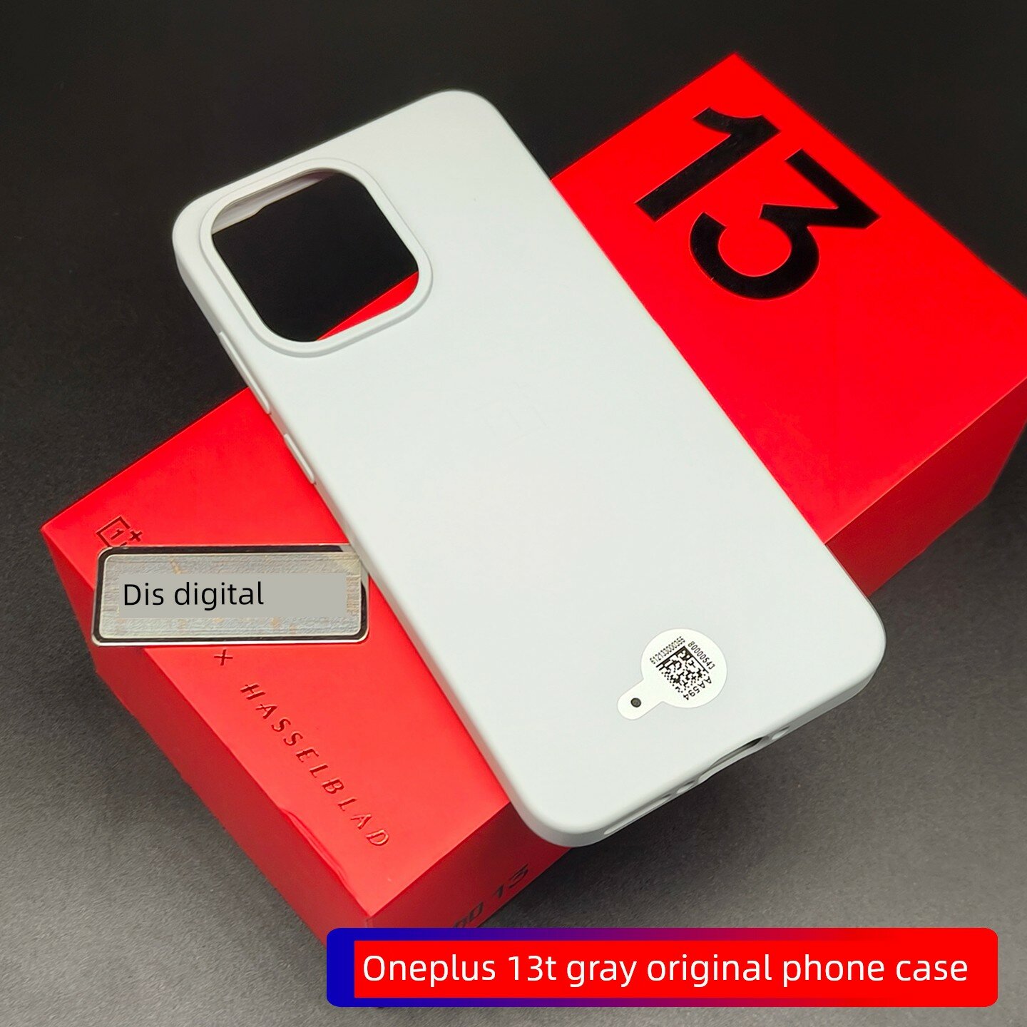 Чехол для OnePlus 13T, оригинал, ТПУ, ударопрочный, серый
