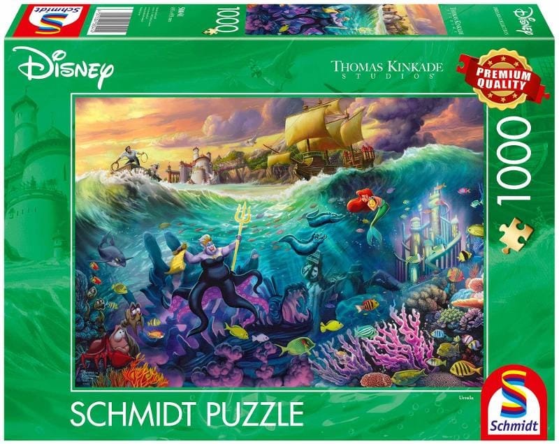 Пазл Schmidt Spiele T.Kinkade Русалочка и Урсула , 1000 элементов