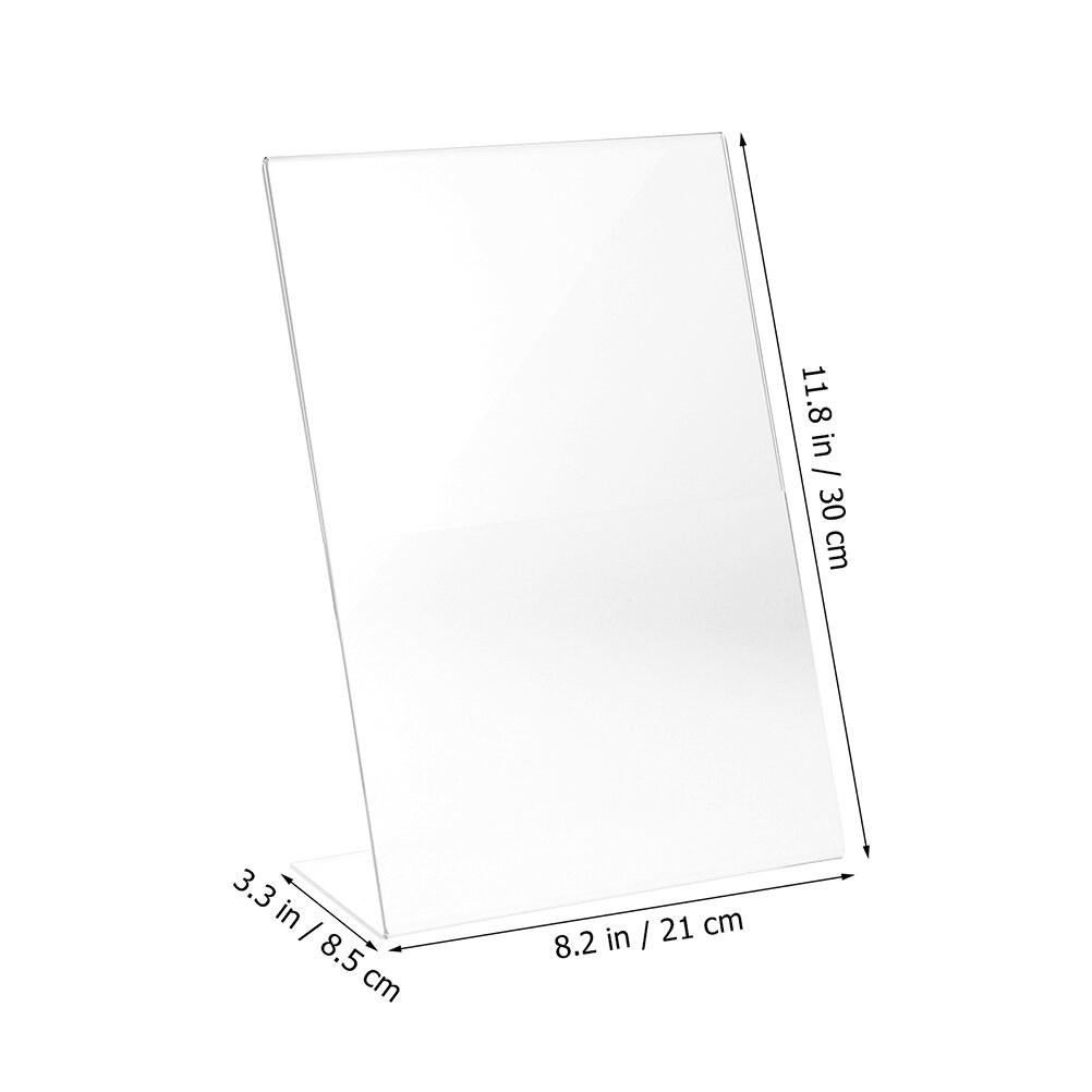 Держатели Для Цен Прозрачные Стояки A4 2 Штуки 30.00X21.00X8.50Cm