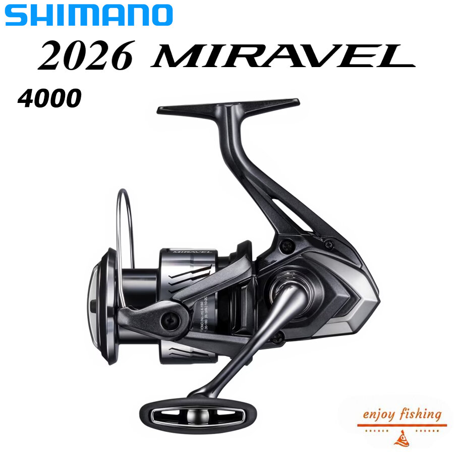 SHIMANO 2026 MIRAVEL 4000 Спиннинговая катушка рыболовная безынерционная для спиннинга, Малайзия