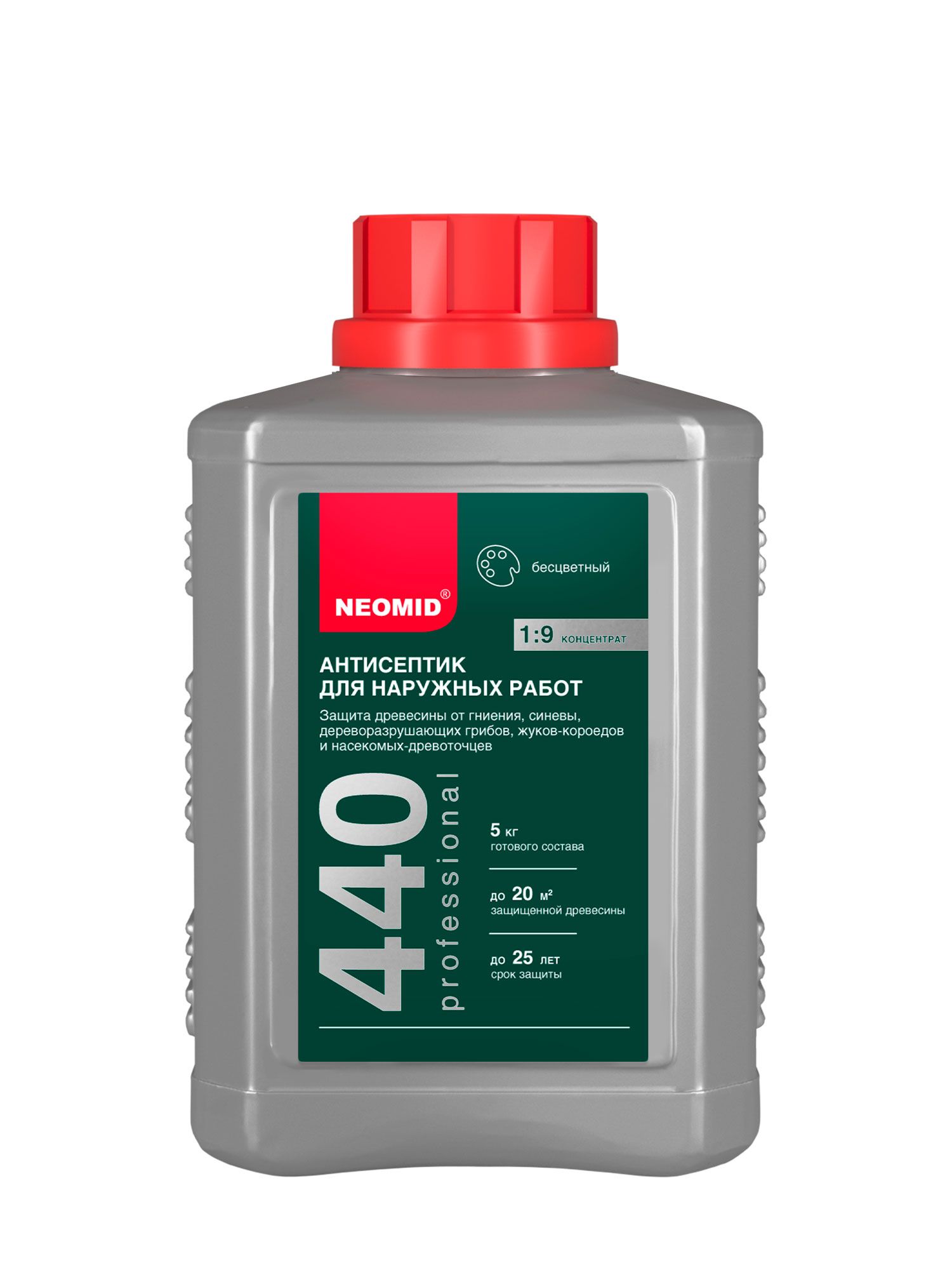 Антисептик для наружных работ Neomid 440 Eco (0,5 кг)