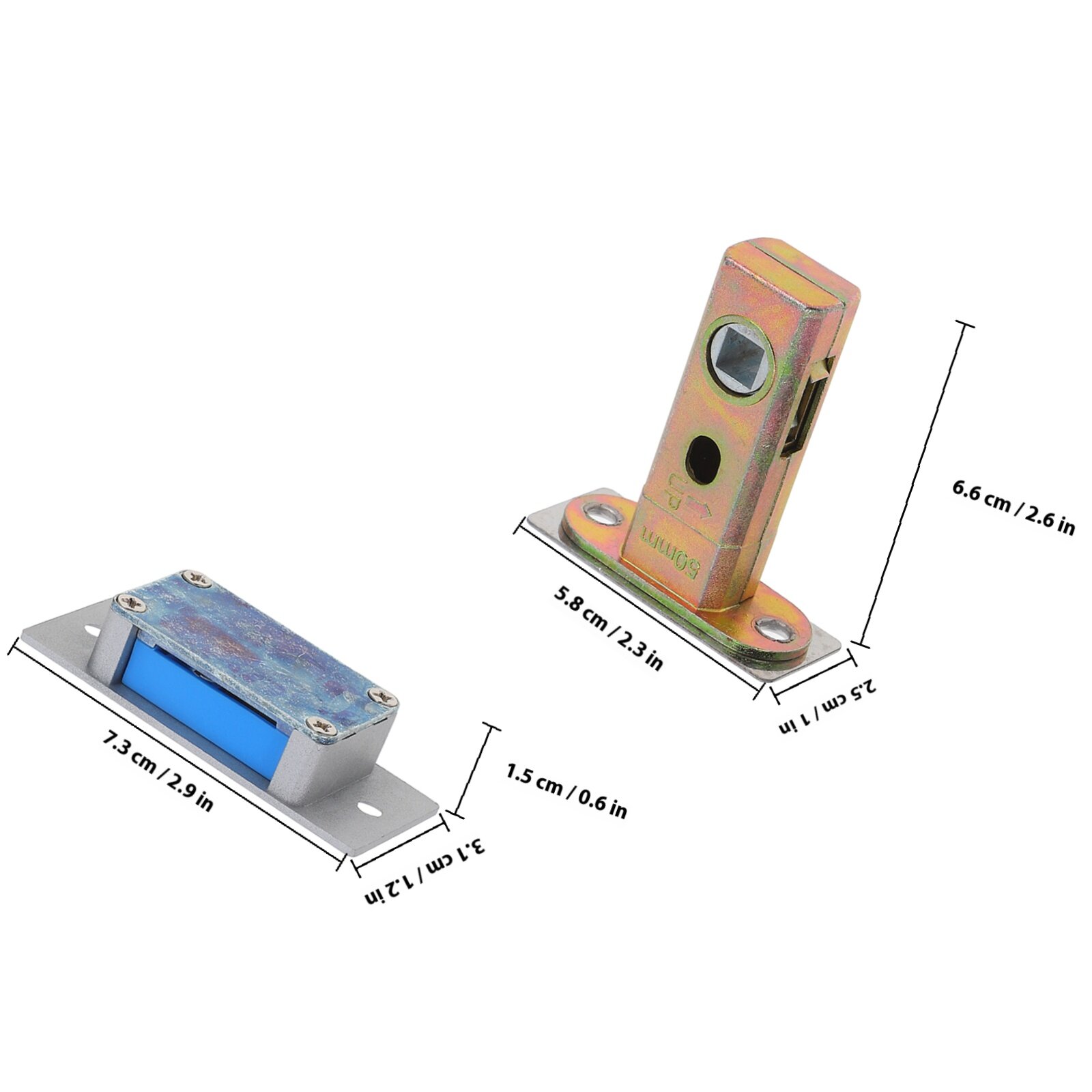 Mагнитный Замок С Усиленной Защите Для Дверей Из Дерева 6.60X5.80X2.50Cm