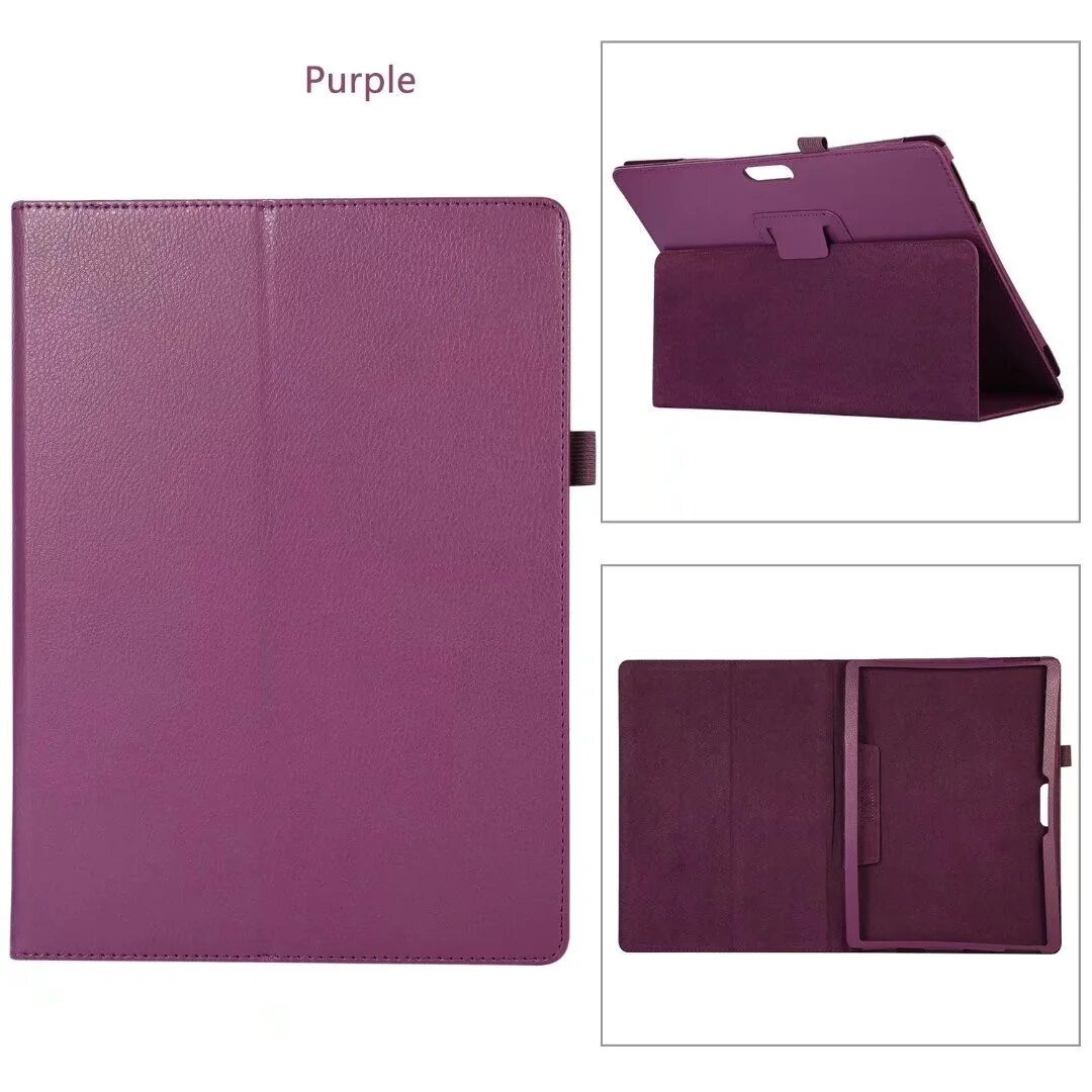 Чехол-подставка Microsoft Surface Pro из искусственной кожи Фиолетовый, Фиолетовый, Purple