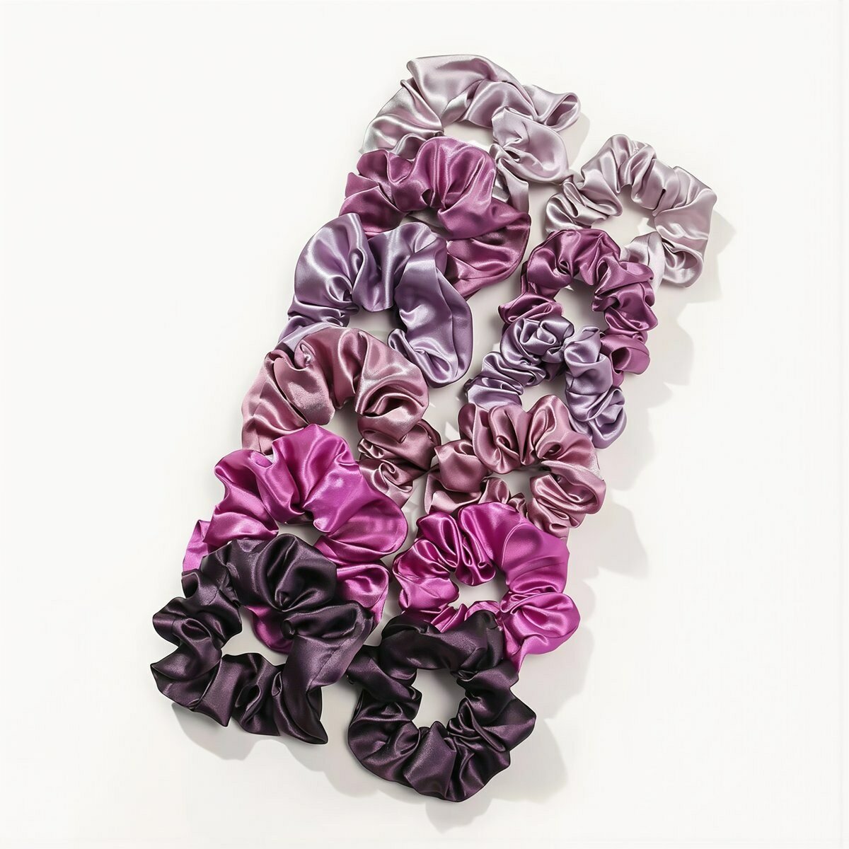 Женские аксессуары для волос резинки scrunchie набор 12 штук с принтом леопарда и однотонными цветами для повседневных выходов и офиса