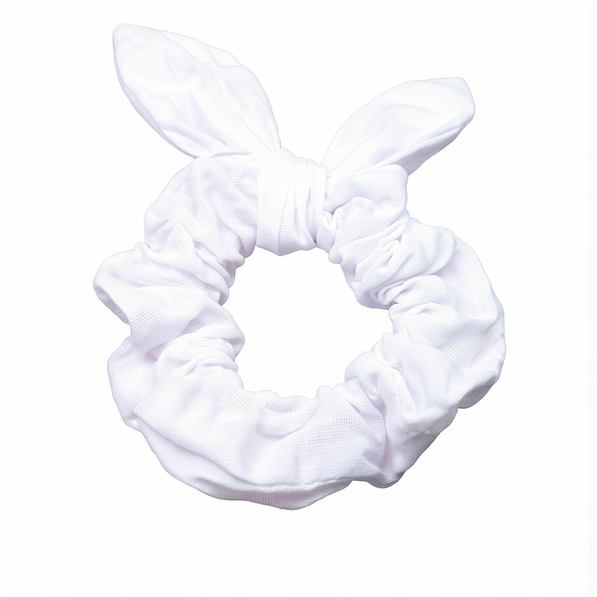 Резинка для волос из чистого хлопка белого цвета модель scrunchie для женщин набор аксессуаров для повседневного использования на каждый день