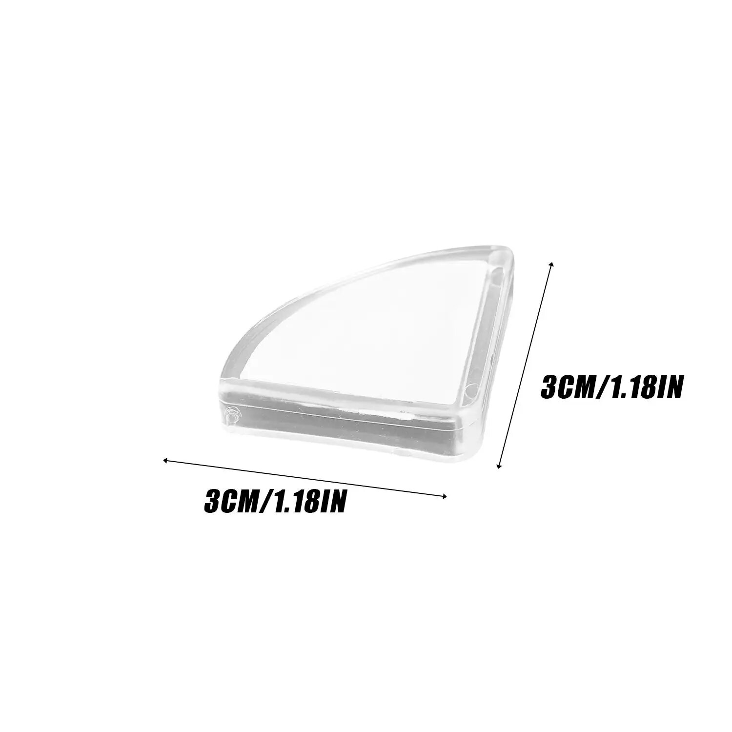 Прозрачные силиконовые угловые защитные накладки для мебели C, 10PCS
