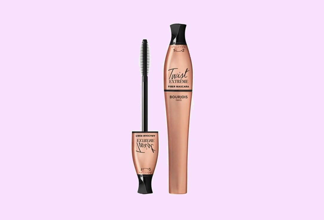 Тушь для ресниц Bourjois Twist Extreme Fiber, оттенок 24 черный, 7 мл