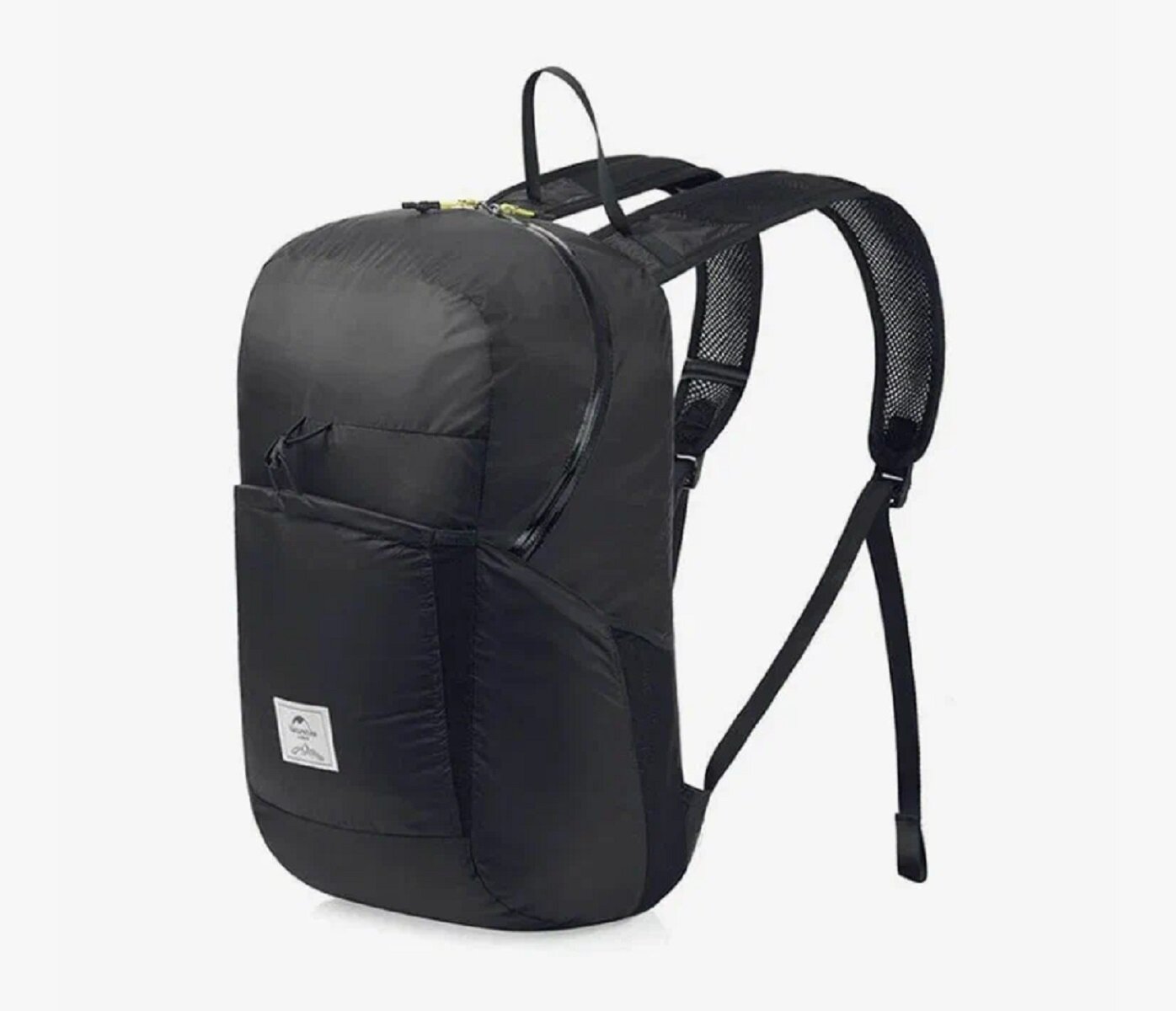 Рюкзак Naturehike 22 л, 42х26х20 см, 30D нейлон, YKK молния, черный