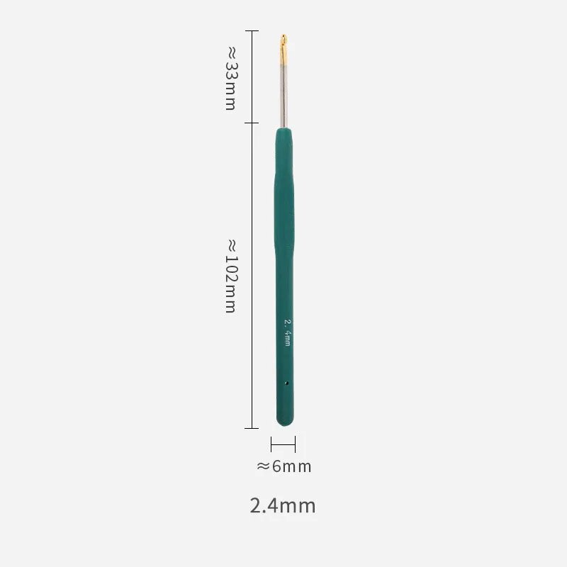 Набор крючков для вязания из алюминия 2.4mm
