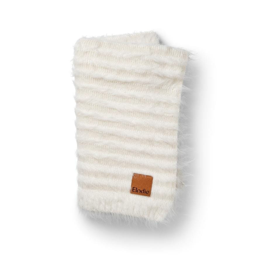 Плед Elodie Details Furry Knit, vanilla white, 75x100 см