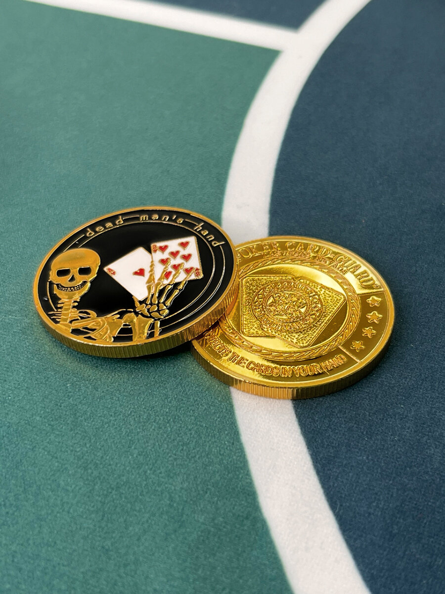 Карт-протектор Card Guard "Dead man's hand (gold) 2"