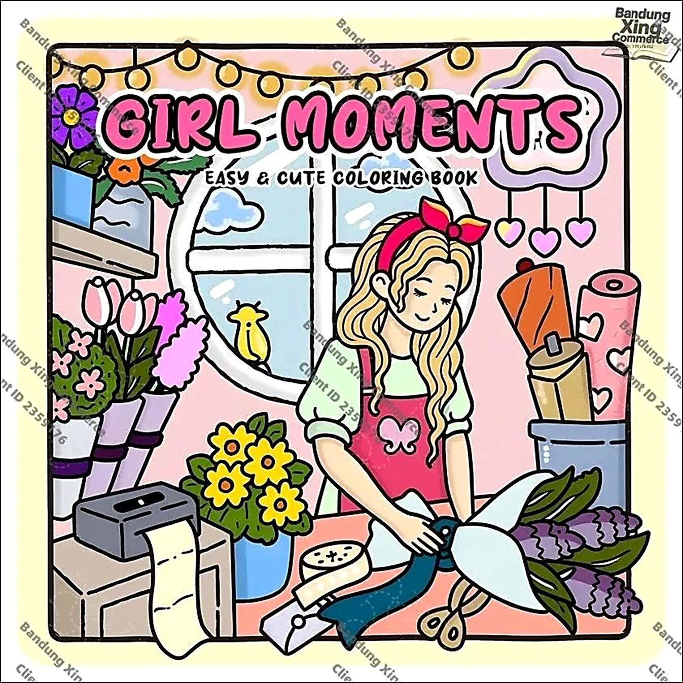 Раскраска антистресс для взрослых и подростков Coco Wyo -GIRL MOMENTS 99