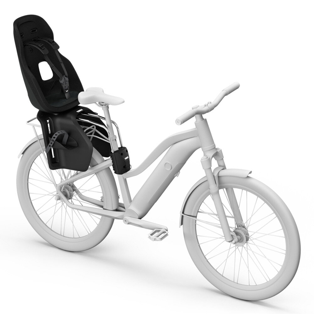 Детское велокресло Thule Yepp Nexxt 2 Maxi FM, черное, 12081201