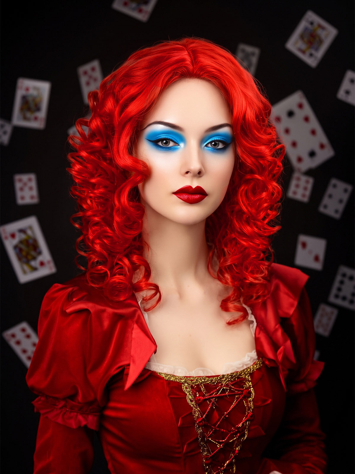 Hairshop Парик Косплей К 19 (ТF2316 - JYG1258) (Красный с оттенком оранжевого)