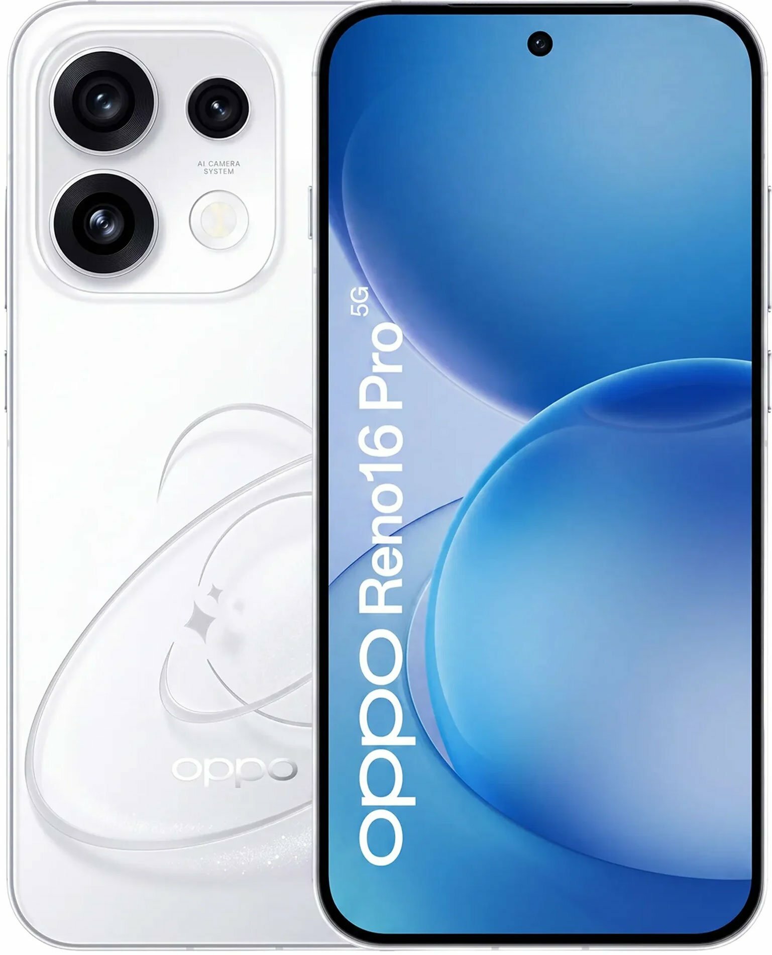 Смартфон Oppo Reno 16 Pro 5G 12/512 Гб (CPH2863) звездный белый