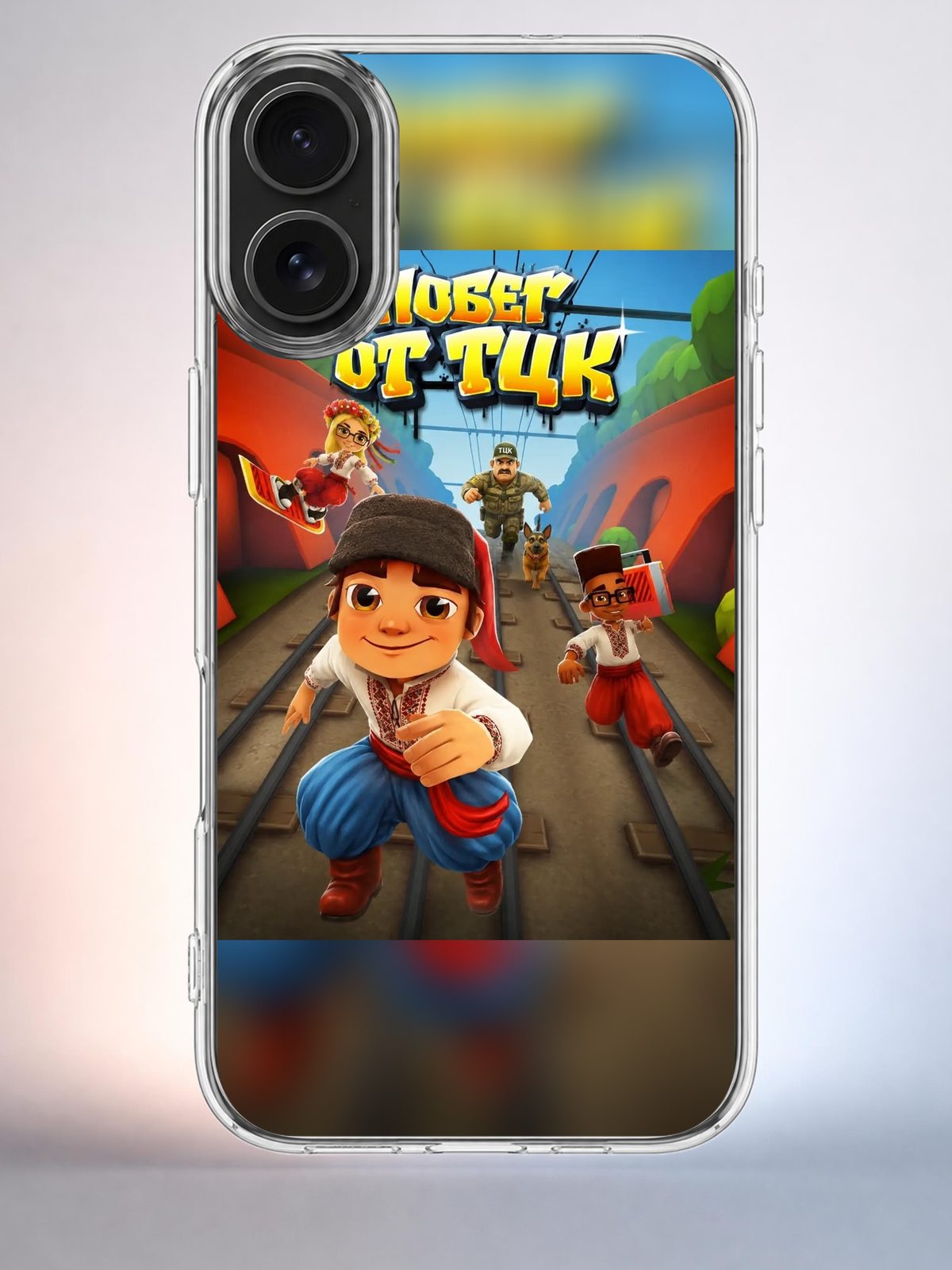 Чехол iPhone 16 Subway Surfers Y2K Indie Sleaze