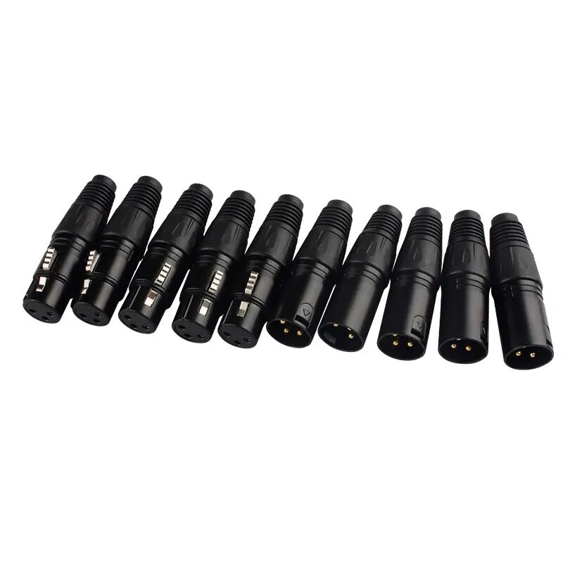 YYTCG XLR разъемы 3PIN мужские и женские 2 шт five pair