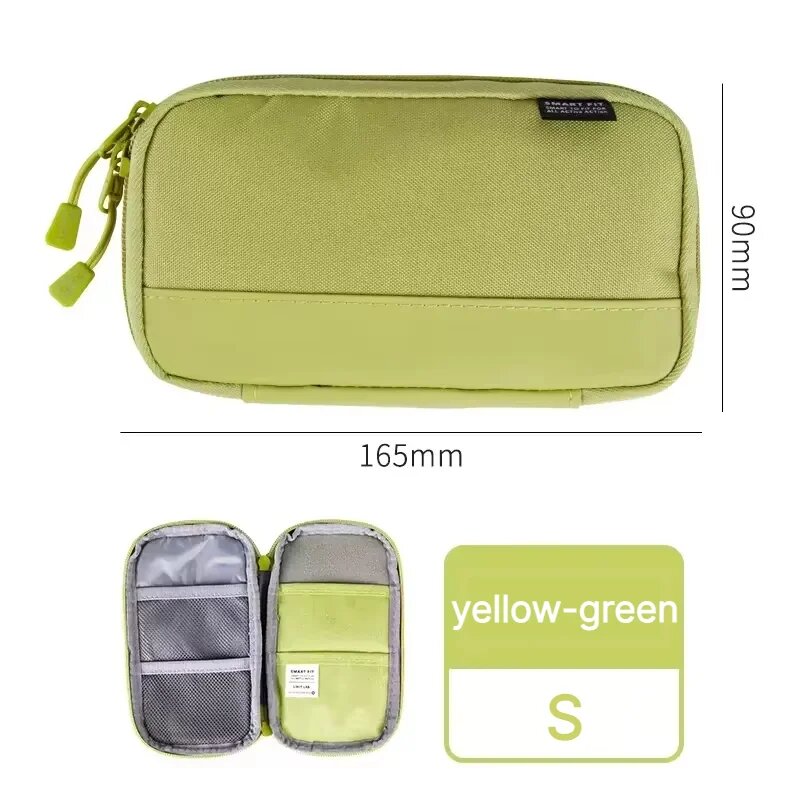 Lihit Lab A-7687 тканевый пенал Зеленый, S yellow-green