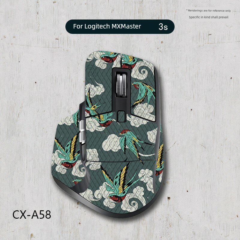 Logitech ｍａｓｔｅｒ 3/3S CX-A58 белая ромбовидная полная оболочка противоскользящая пленка от пота 0.5 мм