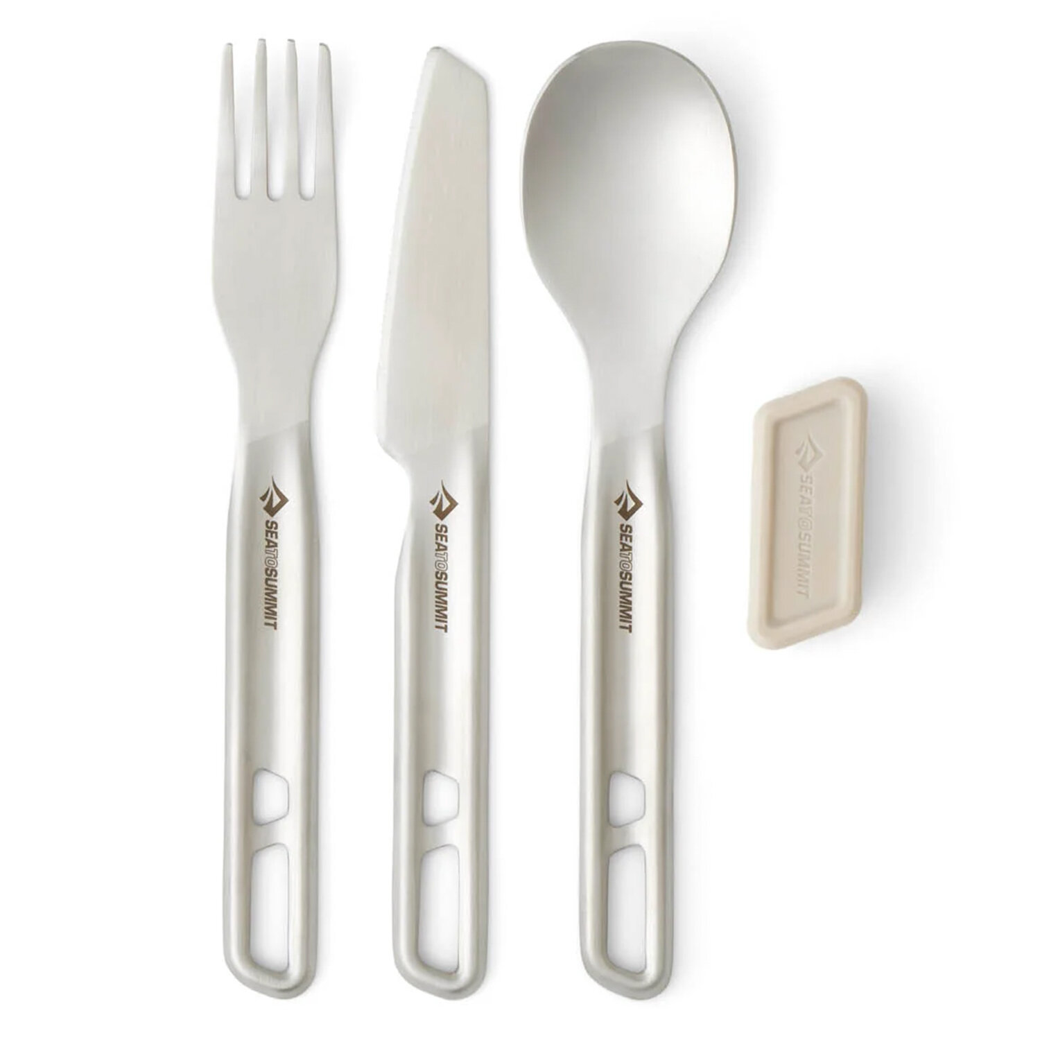 Столовые приборы Sea To Summit Detour Stainless Steel Cutlery Set 3 Piece Stainless Steel