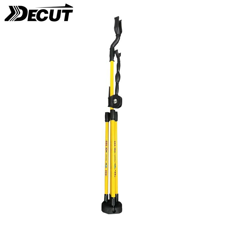 DECUT из стекловолокна, складной стенд для лука, желтый, портативное оборудование для стрельбы из лука