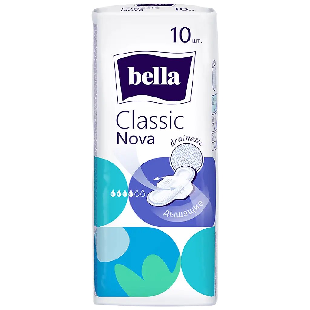 Bella Прокладки Classic Nova drainette 10 шт