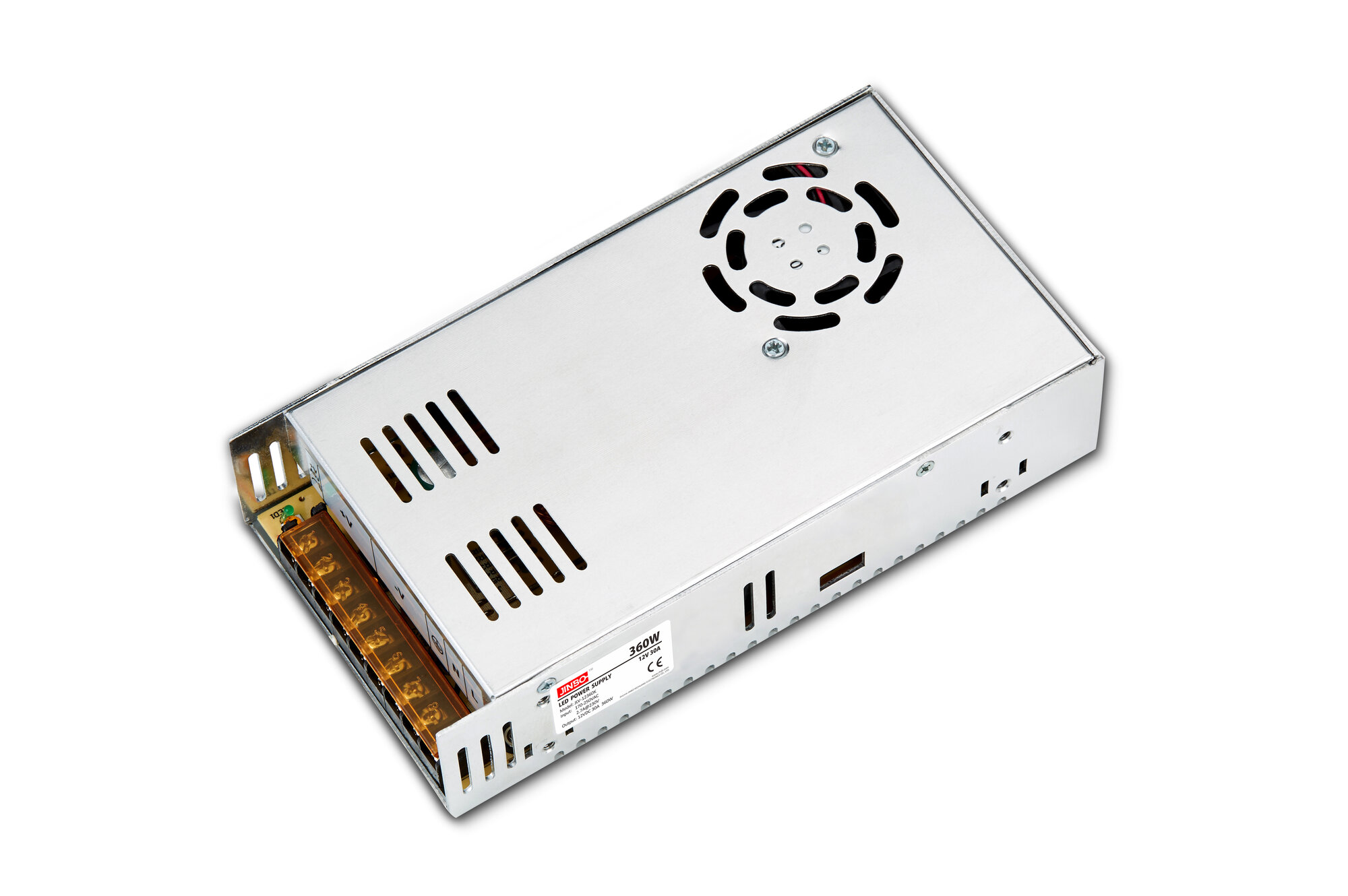 Блок питания 12В 400Вт IP20 JLV-12400K JINBO для LED подсветки профессиональный