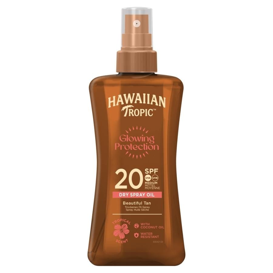 Средство солнцезащитное Hawaiian Tropic Glowing Protection, масло для загара SPF 20, 200 мл