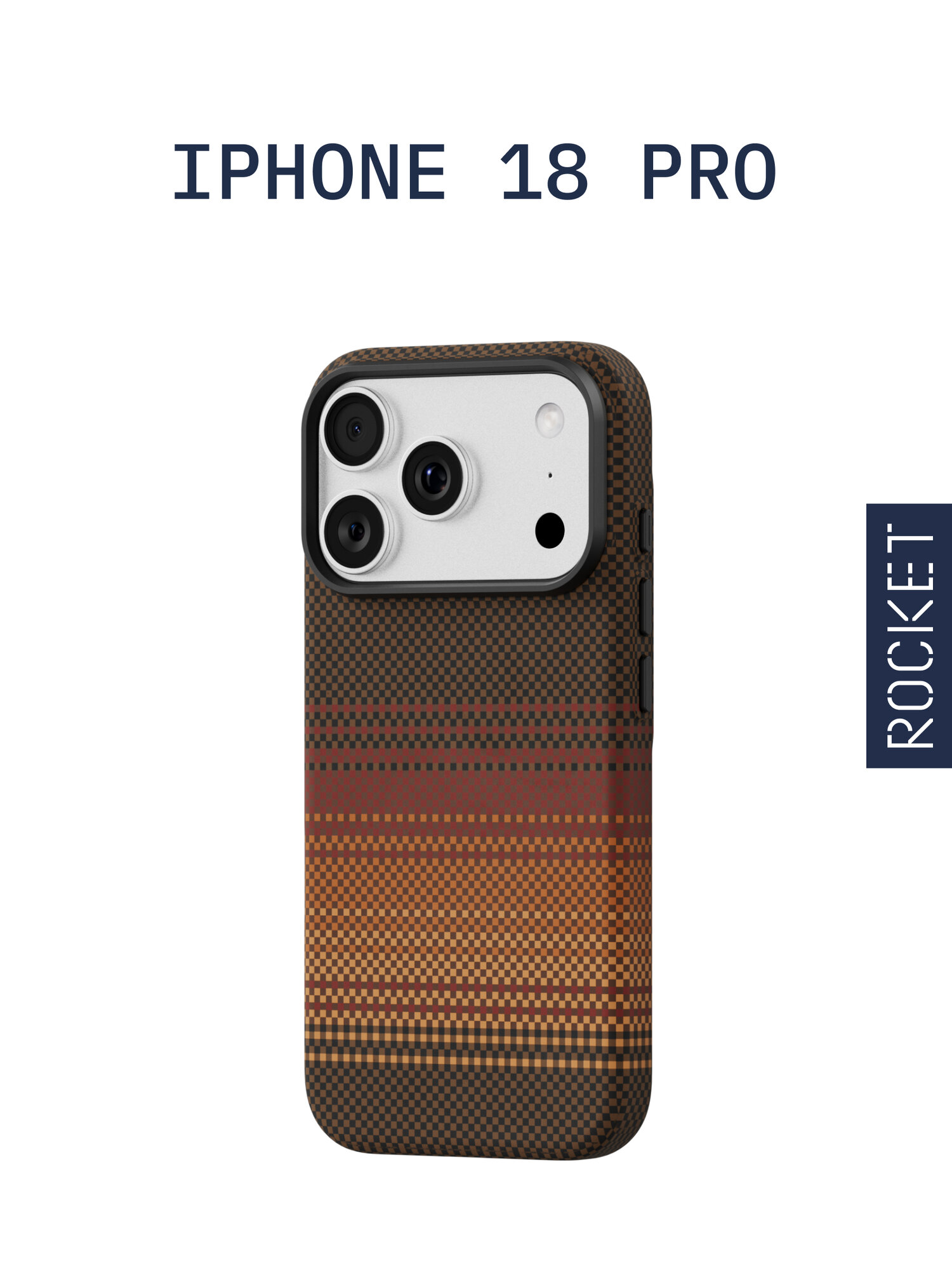 Чехол защитный Rocket Graphic для iPhone 18 Pro, магнитный совместимый